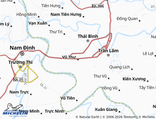 Mapa MICHELIN Vũ Thư - ViaMichelin