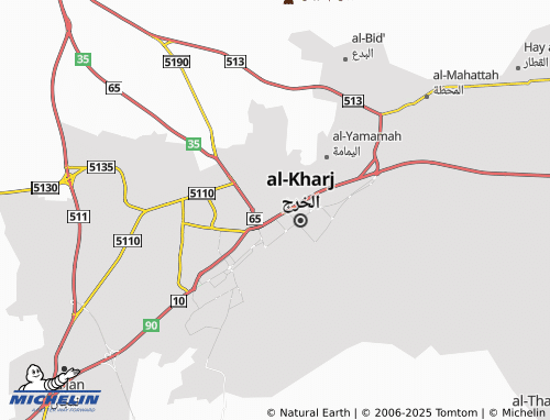 MICHELIN Al Wurud District map - ViaMichelin