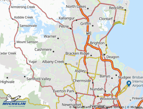 MICHELIN Brendale map - ViaMichelin