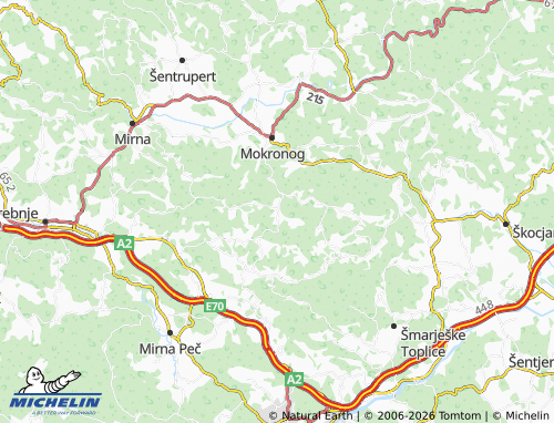 Carte MICHELIN Trebelno - ViaMichelin