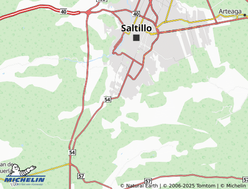 MICHELIN Parajes de Santa Elena map - ViaMichelin
