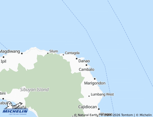 Mapa MICHELIN Danao - ViaMichelin