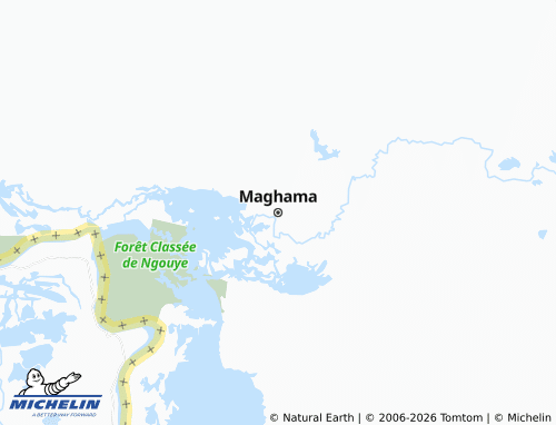 MICHELIN Maghama map - ViaMichelin