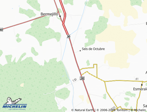 Mapa MICHELIN Lázaro Cárdenas Localidad - ViaMichelin