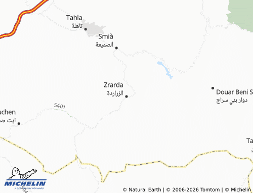 MICHELIN al-Zarardah map - ViaMichelin