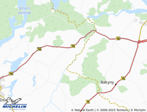 MICHELIN Wesołowo map - ViaMichelin
