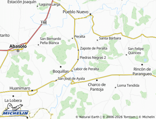 Mappa MICHELIN Piedras Negras 2 - ViaMichelin
