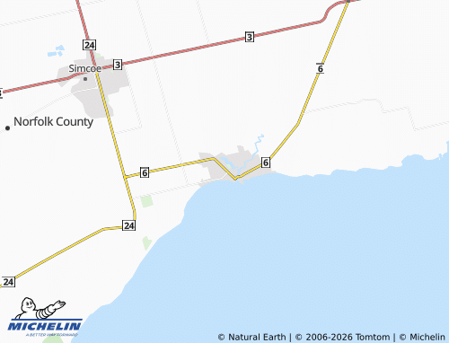 Kaart MICHELIN Port Dover - ViaMichelin