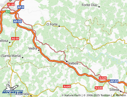 MICHELIN A Ramalleira map - ViaMichelin