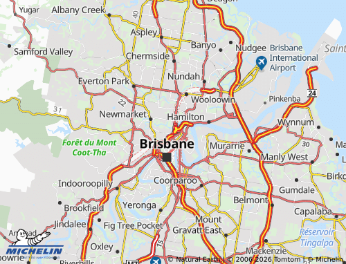 Mapa MICHELIN Herston - ViaMichelin