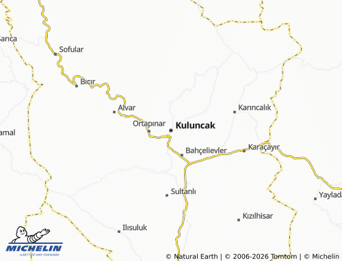 Mappa MICHELIN Kuluncak - ViaMichelin