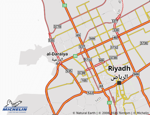 Carte MICHELIN al-Nakheel - ViaMichelin