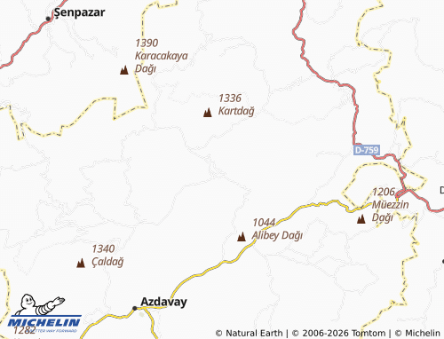 Mappa MICHELIN Başakçay - ViaMichelin