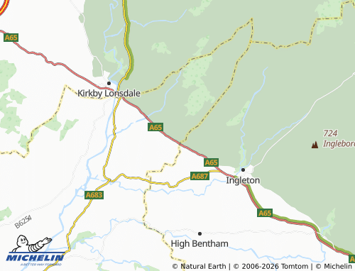 Carte MICHELIN Ireby - ViaMichelin