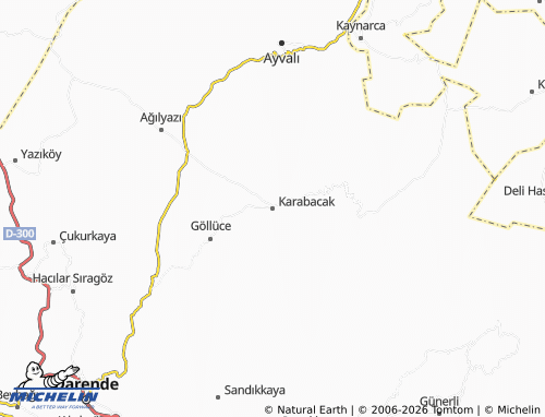 Mappa MICHELIN Karabacak - ViaMichelin