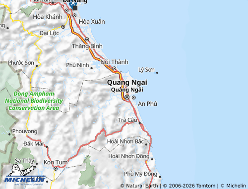 Mapa MICHELIN Sơn Tịnh - ViaMichelin