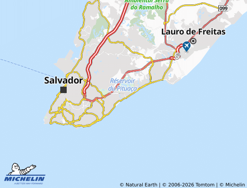 Mappa MICHELIN Pituaçu - ViaMichelin