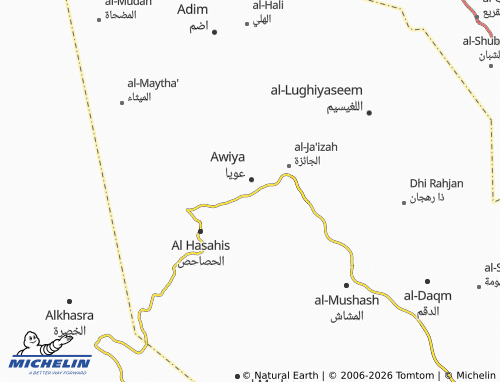 MICHELIN-Landkarte Duqm al-Dhaneeb - ViaMichelin