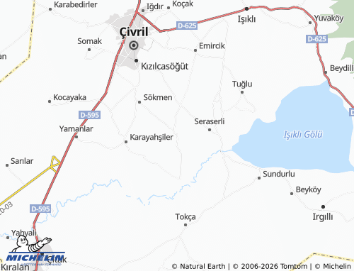 MICHELIN Savran map - ViaMichelin