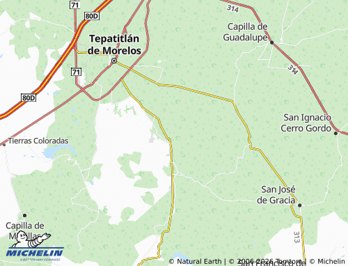 MICHELIN Atotonilquillo map - ViaMichelin