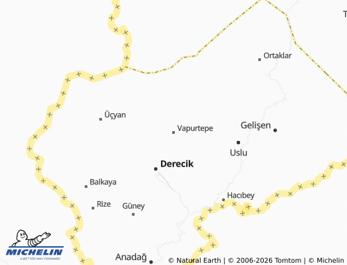 MICHELIN Vapurtepe map - ViaMichelin