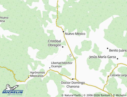 MICHELIN 15 de Septiembre map - ViaMichelin