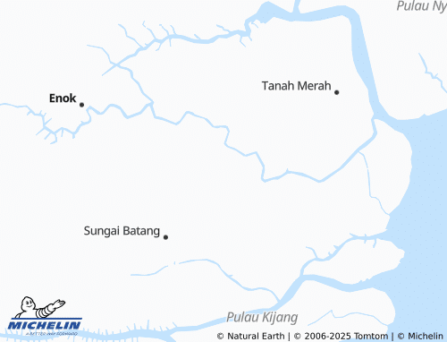 MICHELIN Sungai Nyiur map - ViaMichelin