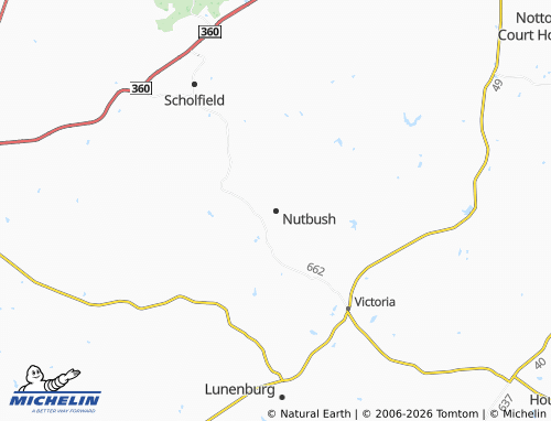 Kaart MICHELIN Nutbush - ViaMichelin