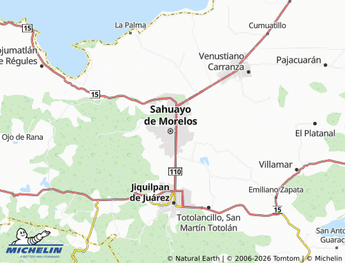 Mappa MICHELIN Centro - ViaMichelin
