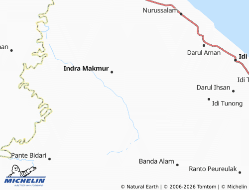 MICHELIN Alue Ie Itam map - ViaMichelin
