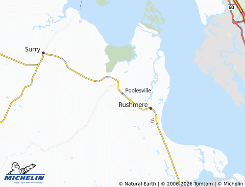 Kaart MICHELIN Poolesville - ViaMichelin