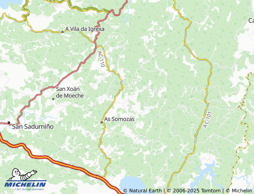 MICHELIN Cabana map - ViaMichelin