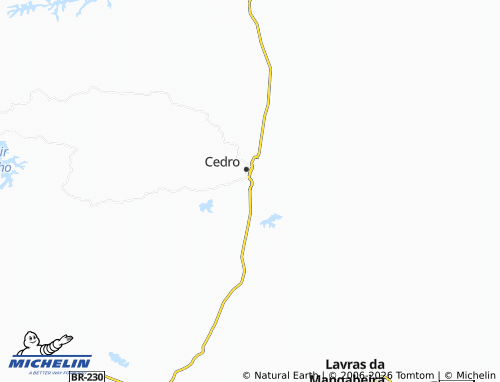 MICHELIN Planalto dos Lemos map - ViaMichelin