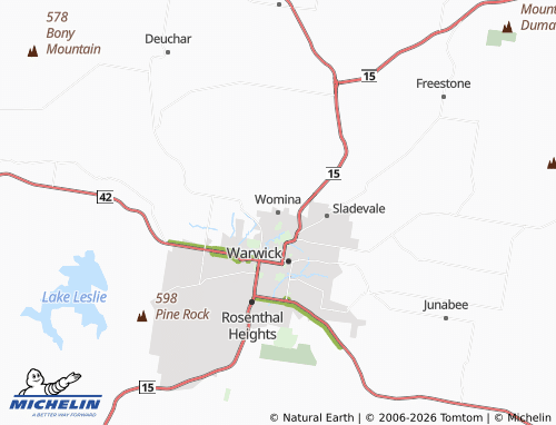 MICHELIN Womina map - ViaMichelin