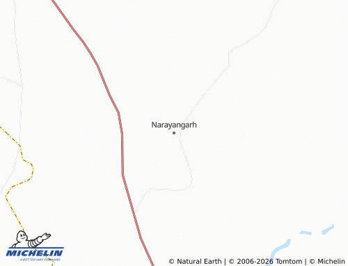 MICHELIN-Landkarte Narayangarh - ViaMichelin