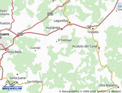 MICHELIN Las Tablas map - ViaMichelin