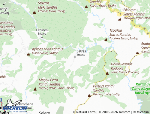 Carte MICHELIN Satres - ViaMichelin