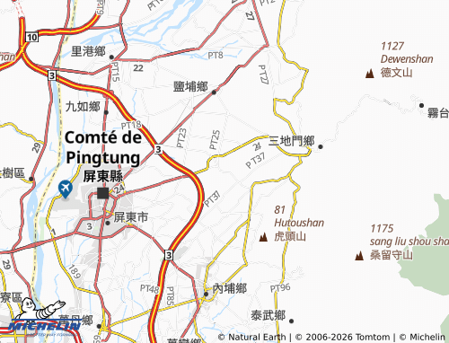 MICHELIN Touciansi map - ViaMichelin