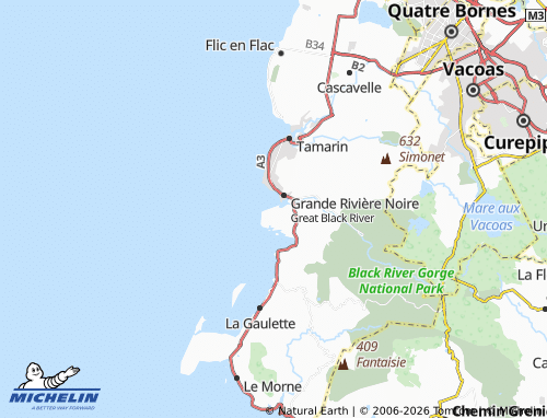 MICHELIN Les Salines map - ViaMichelin