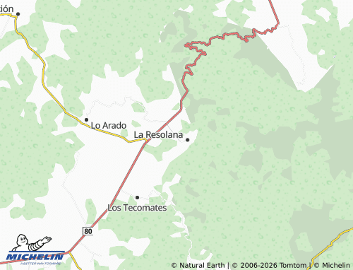 Mappa MICHELIN Primavera - ViaMichelin