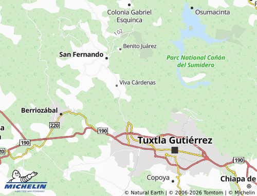 MICHELIN 16 de Septiembre map - ViaMichelin