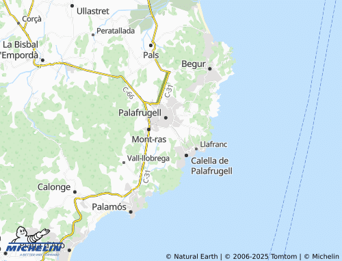 Mapa MICHELIN Santa Margarida - ViaMichelin
