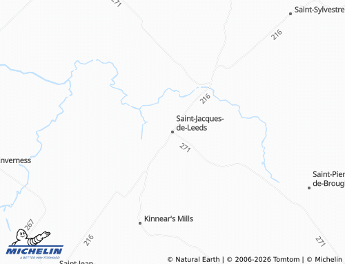 Mappa MICHELIN Saint-Jacques-de-Leeds - ViaMichelin
