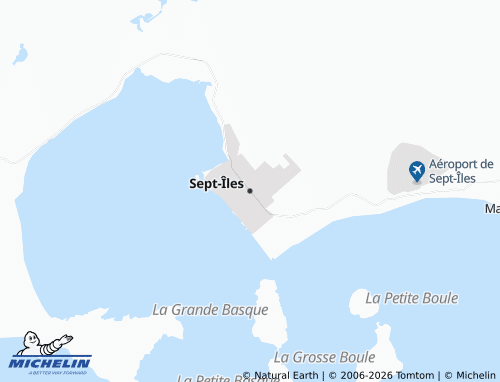 MICHELIN Sept-Îles map - ViaMichelin