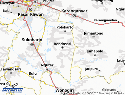 Mapa MICHELIN Bendosari - ViaMichelin