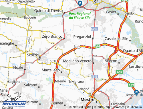 MICHELIN Busatto map - ViaMichelin
