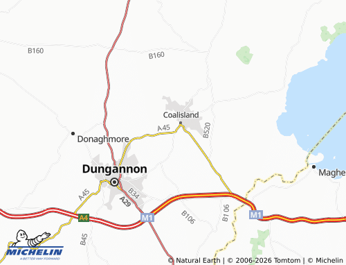 Mapa MICHELIN Derrywinnin Glebe - ViaMichelin