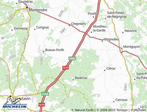 Carte MICHELIN Chierzac - ViaMichelin