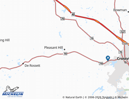 Mapa MICHELIN Pleasant Hill - ViaMichelin