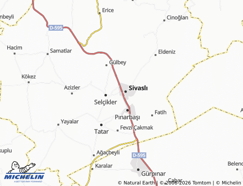 Mappa MICHELIN Konak - ViaMichelin